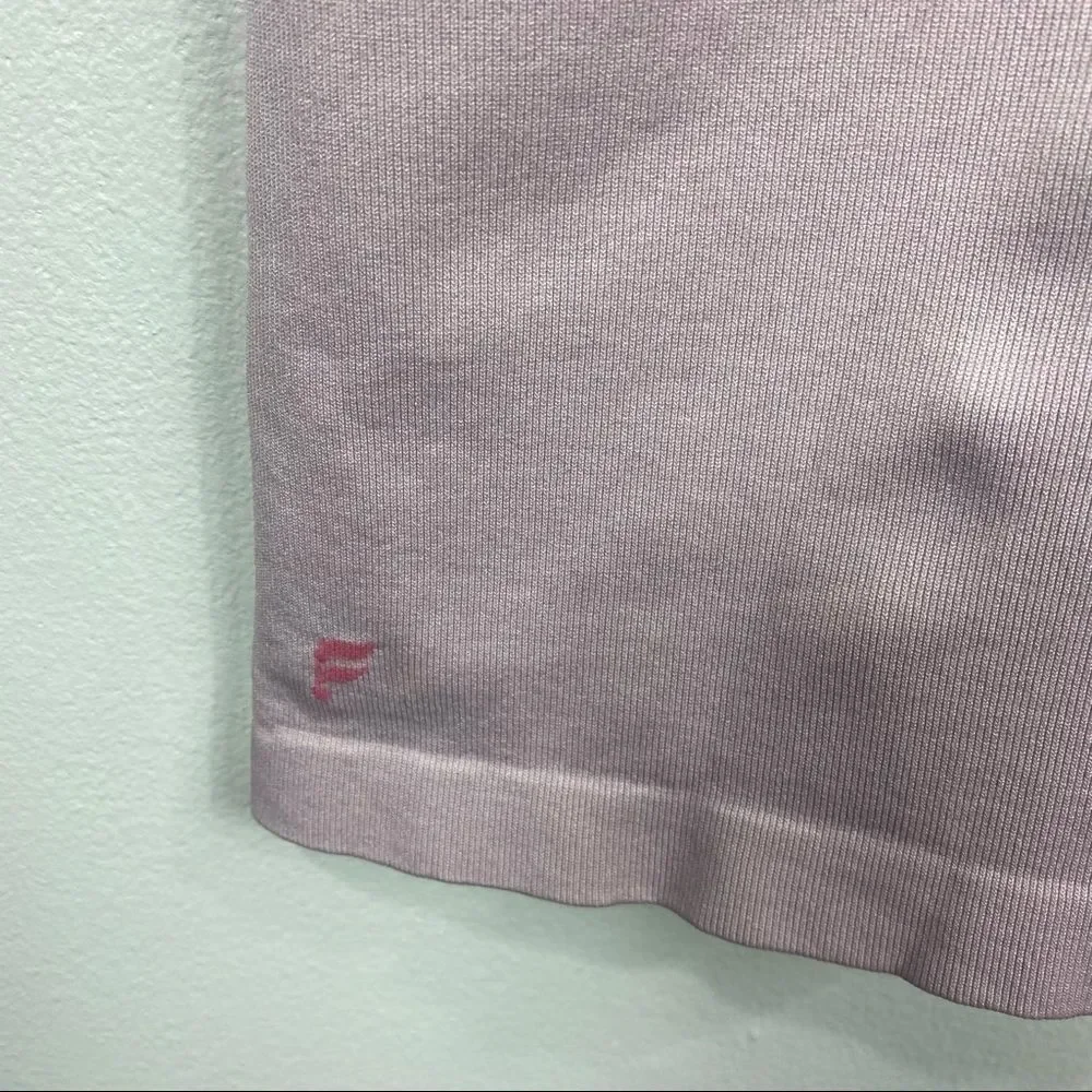 Fabletics Mauve Mesh racerback top size Medium
